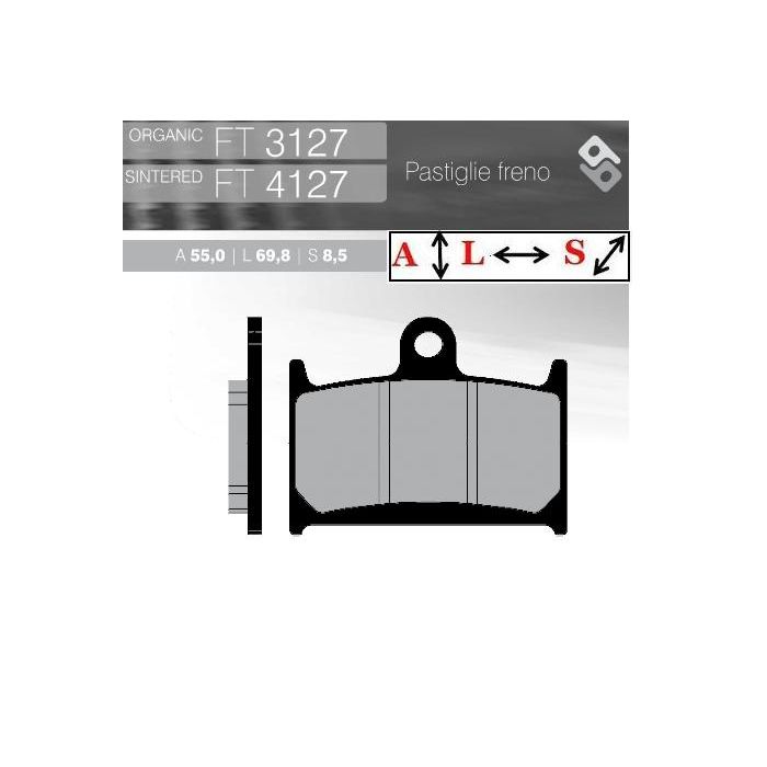 FT3127 BRENTA Organic brake pads