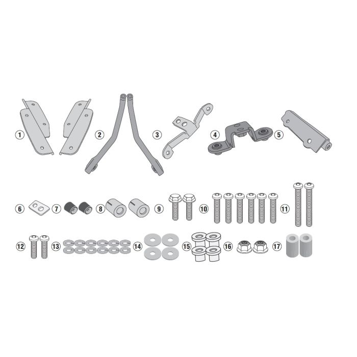 Багажник KAPPA HONDA CRF1000L(18)