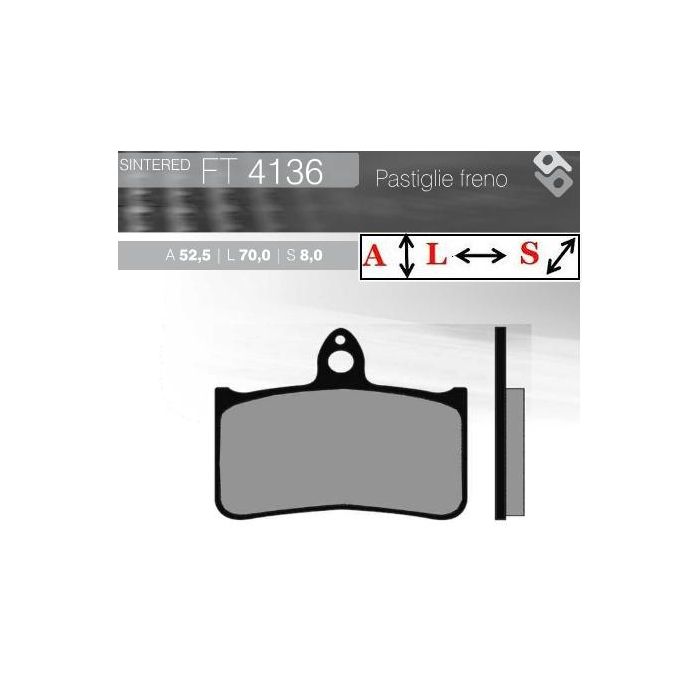 FT4136 Brent synthetic brake pads