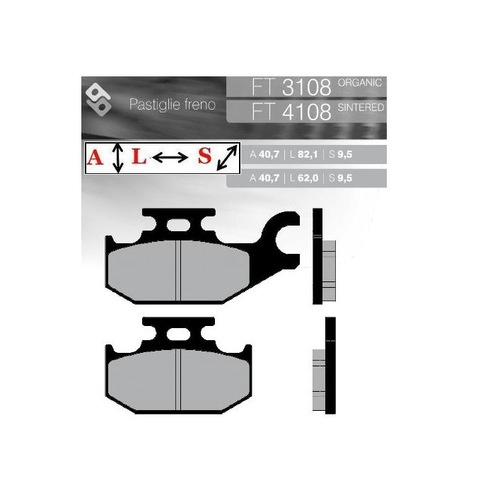 FT4108 Brent synthetic brake pads
