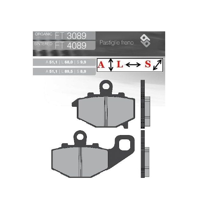 FT4089 Brent synthetic brake pads