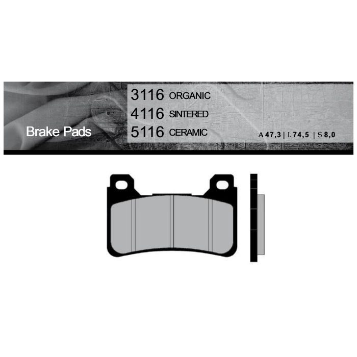 FT5116 Brent ceramic brake pads