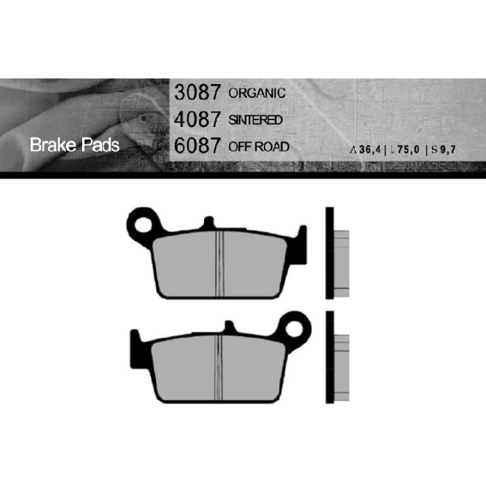 FT6087S Brenta Racing synthetic brake pads