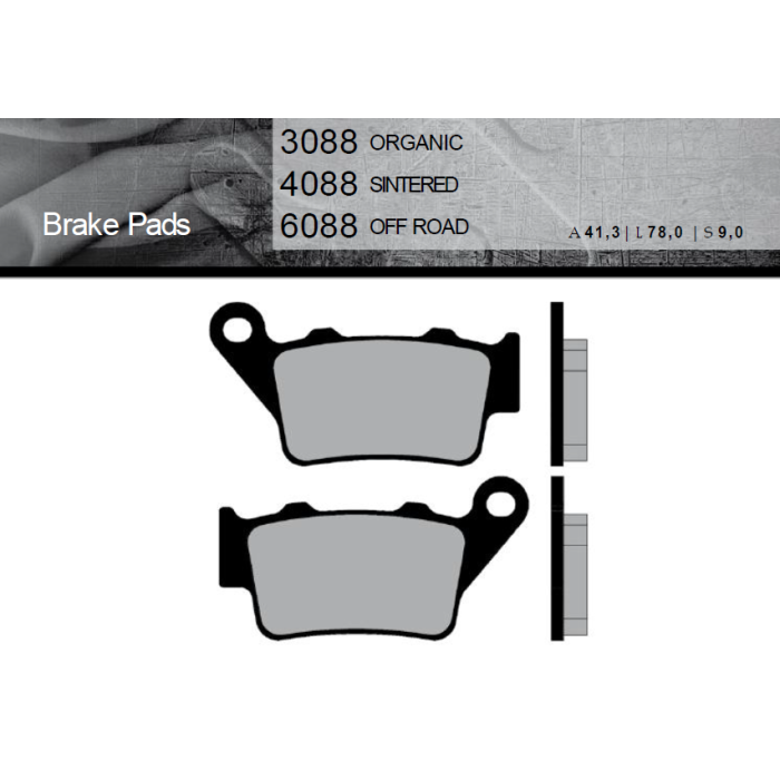 FT6088S Brenta Racing synthetic brake pads