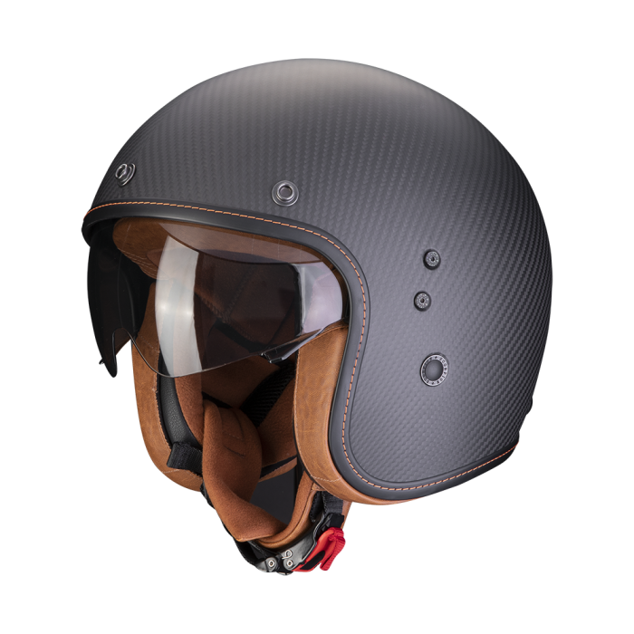 BELFAST EVO CARBON Matt Black SCORPION ķivere