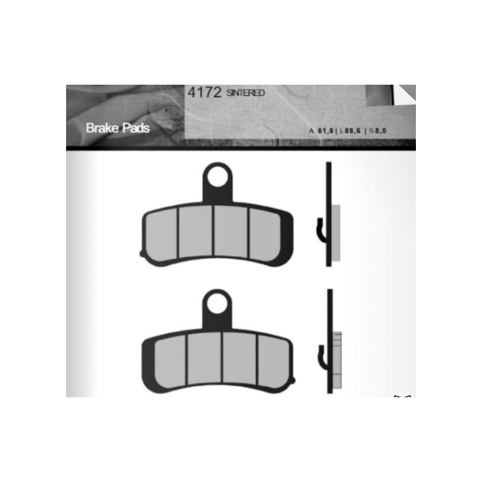 FT4172 Brent synthetic brake pads