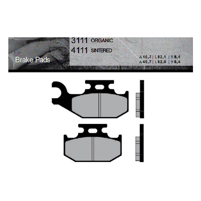 FT4111 Brent synthetic brake pads