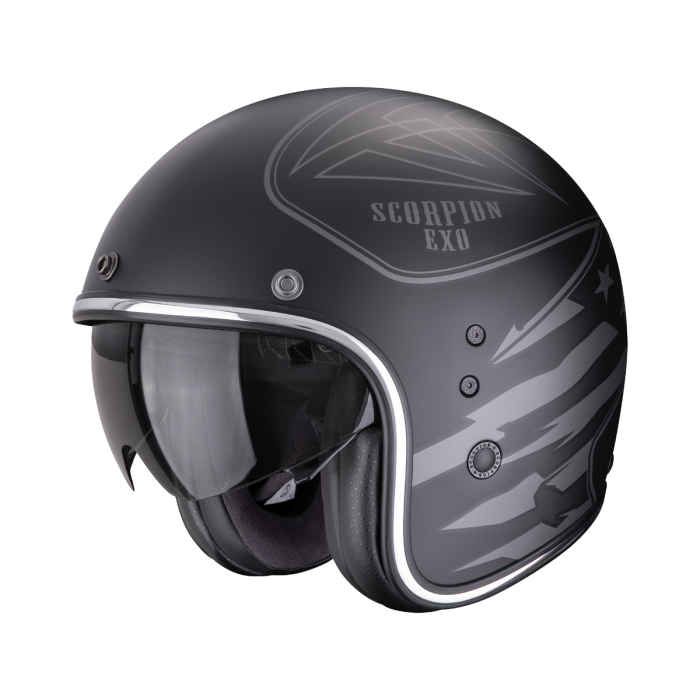 BELFAST EVO DAWG Matt Black-Silver