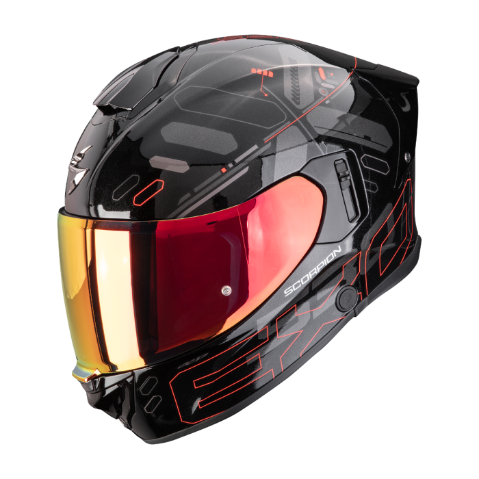 EXO-530 AIR FOND Metāliski melns-sarkans