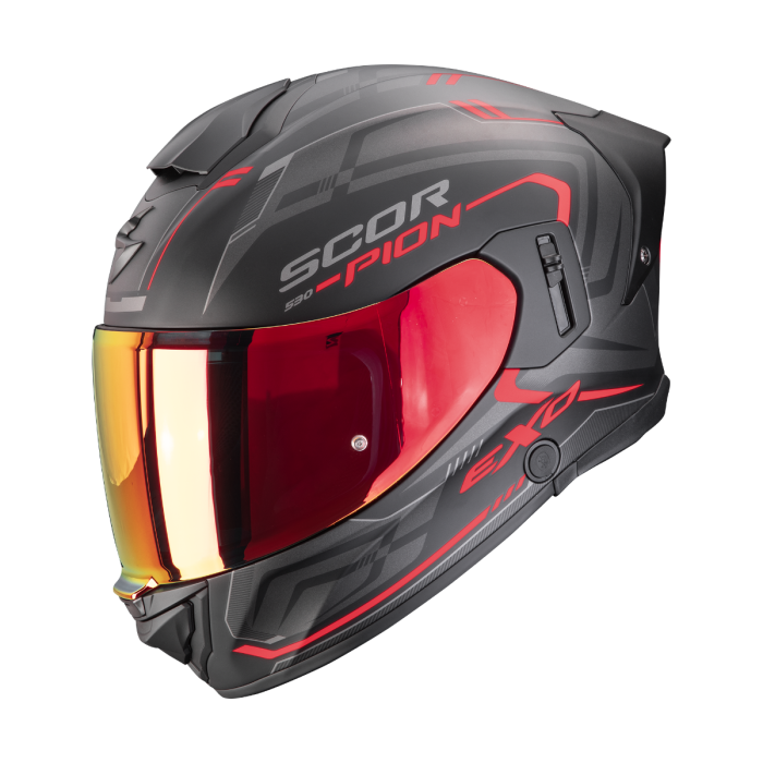 EXO-530 AIR SLOPE Matt Black-Red