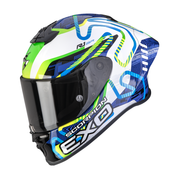 EXO-R1 EVO II AIR CORNERING White-Blue-Green