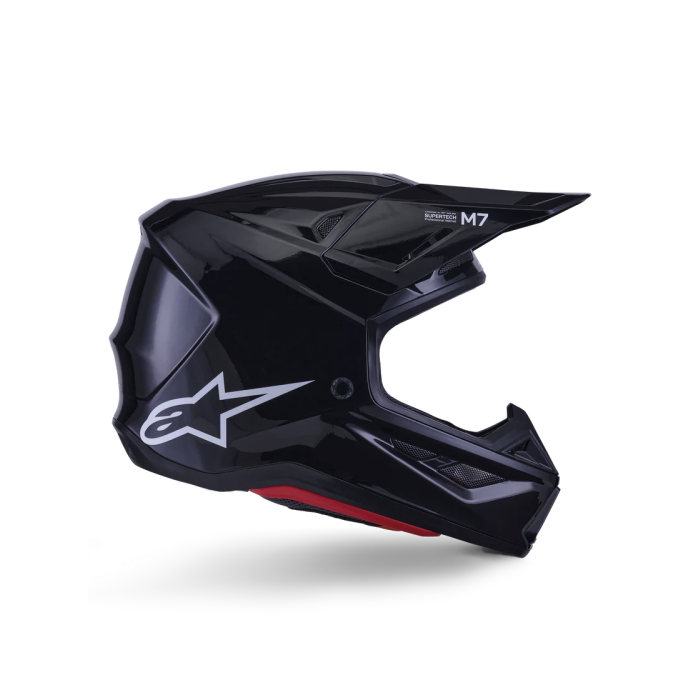 Alpinestars S-M7 Solid ķivere ECE06 Black