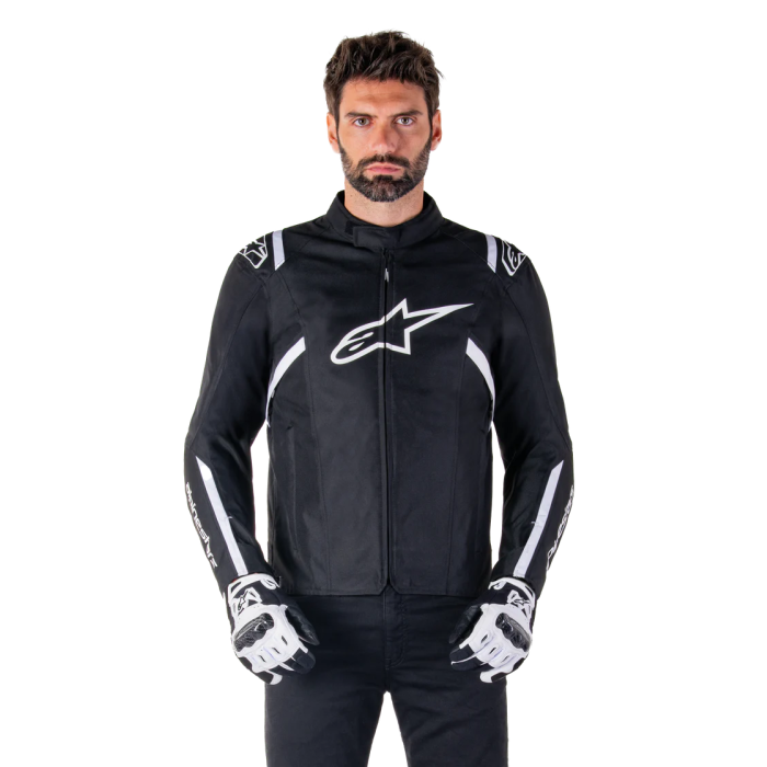 Alpinestars T-SPS V2 Waterproof Jacket Black White Alpinestars T-SPS V2 Waterproof Jacket Black White
