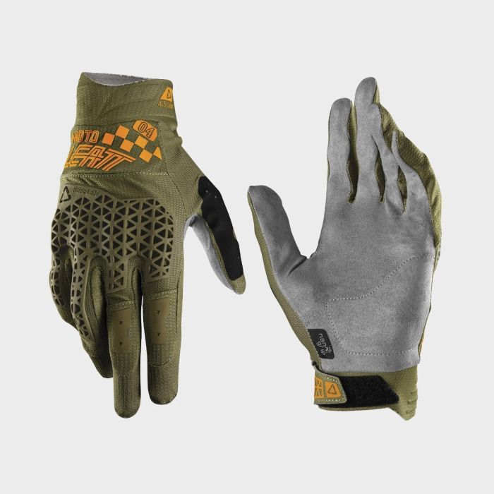 Leatt Moto 4.5 Lite cimdi, krāsā „khaki brown“ 