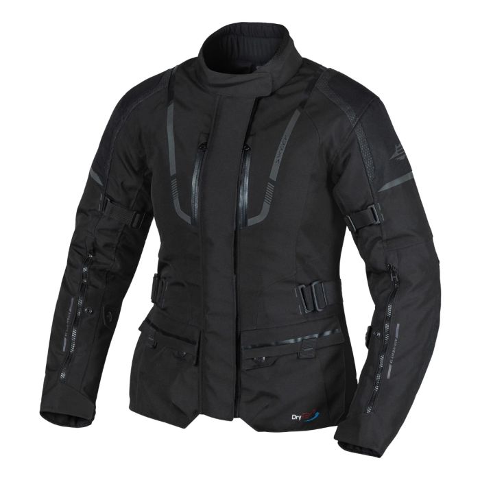Sweep Azimut waterproof ladies textile jacket, black, short