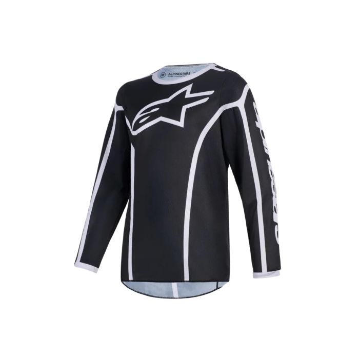 MX JERSEY YOUTHS FLUID APEX BLACK/GRAY ALPINESTARS