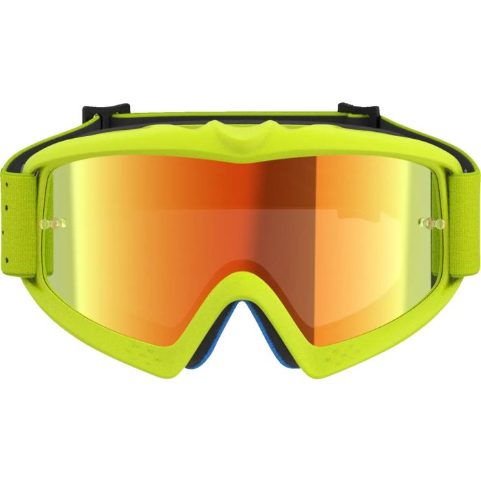 GOGGLE YOUTH VISION VESTA DZELTENI FLUO MELNI SPOGUĻSARKANI