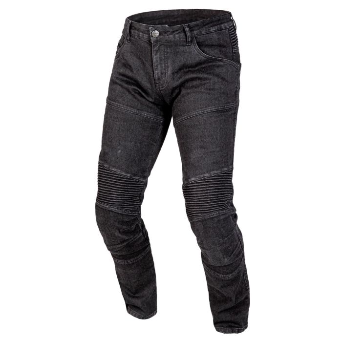 Sweep Dayton Single Layer, black, moto džinsi L36