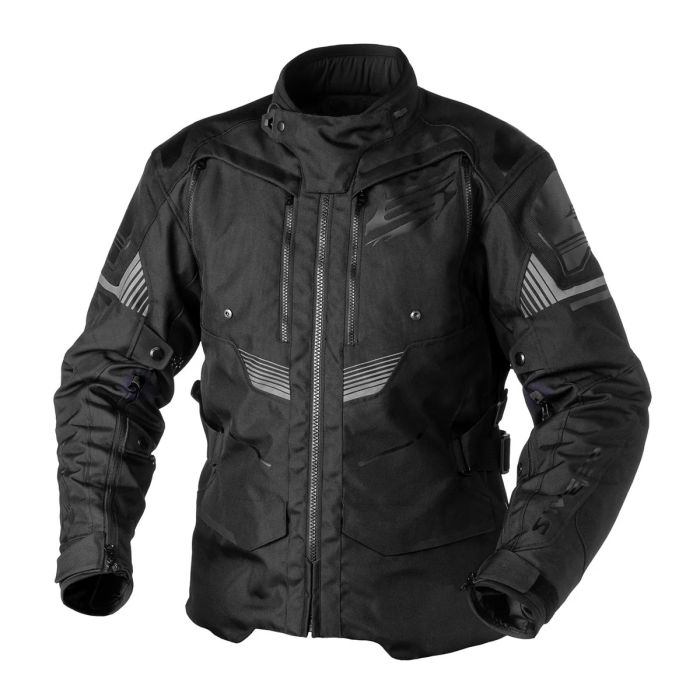 Sweep Rampart jacket for motorcycle|black