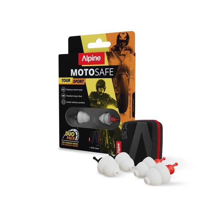 Alpine MotoSafe earplugs Duo Pack