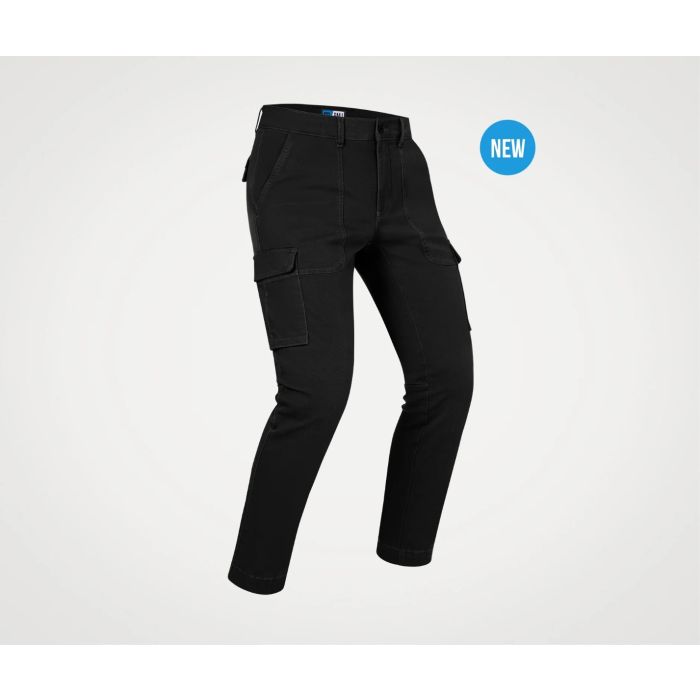 AVIATOR CARGO MOTO JEANS PMJ BLACK