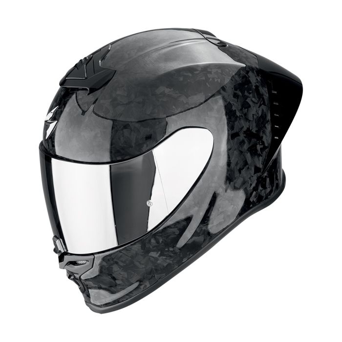 EXO-R1 EVO II CARBON ONYX AIR Solid Black SCORPION ķivere
