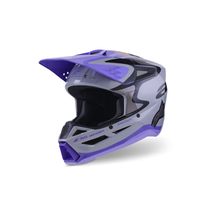 Alpinestars YTH SM3 JETTSON GRAY/PUR/BLK
