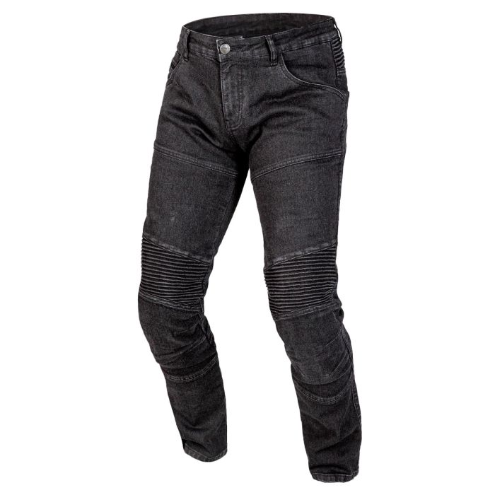 Sweep Dayton Single Layer, black, moto džinsi L32