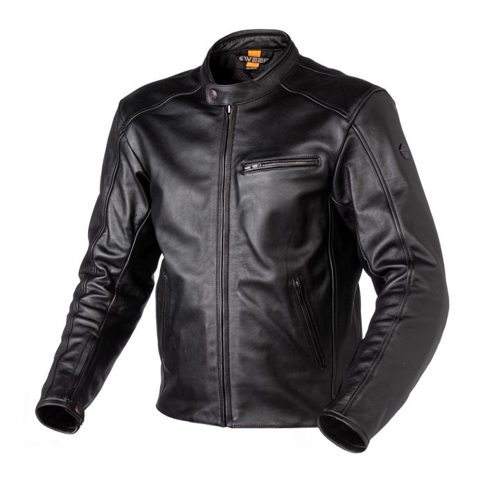 Sweep Hawk leather jacket black