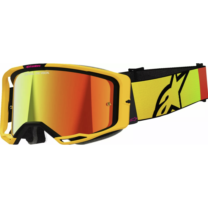 Alpinestars Vision 8 CORP brilles YLW/PINK MIRROR-RED