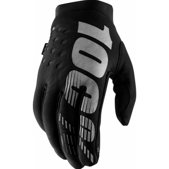 Moto cimdi BRISKER COLD WEATHER GLOVES melni