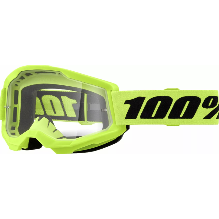 100% MX Brilles Strata 2 Neon Clear