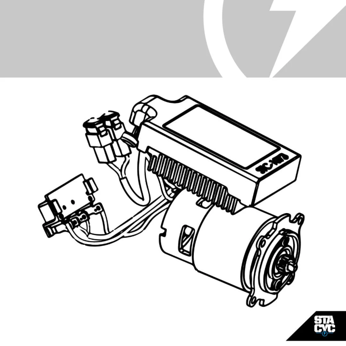 STACYC eletric motor with ESC for 12in balance bike