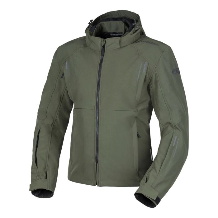 Sweep Suburb lightweight softshell mc jacket, olive
