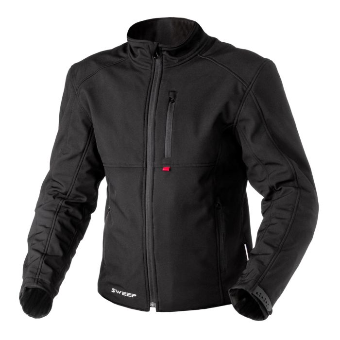 Sweep Dune light softshell mc jacket, black