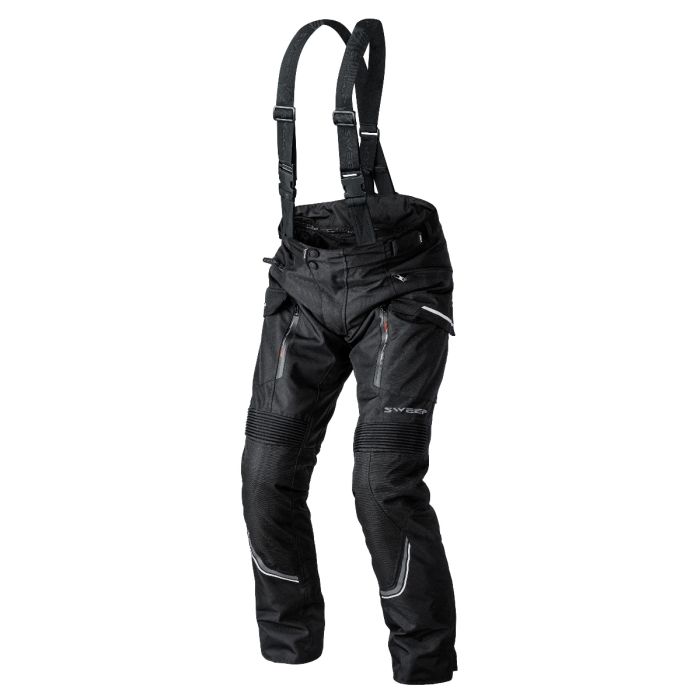 Sweep Outback waterproof mc pant, black, SHORT FIT (D)