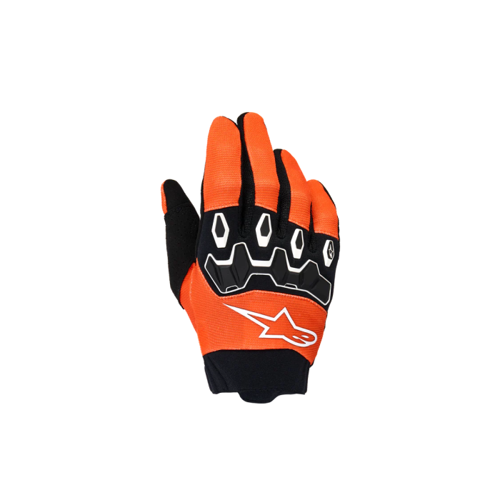 Alpinestars Youth Full Bore V2 Gloves Orange White Black