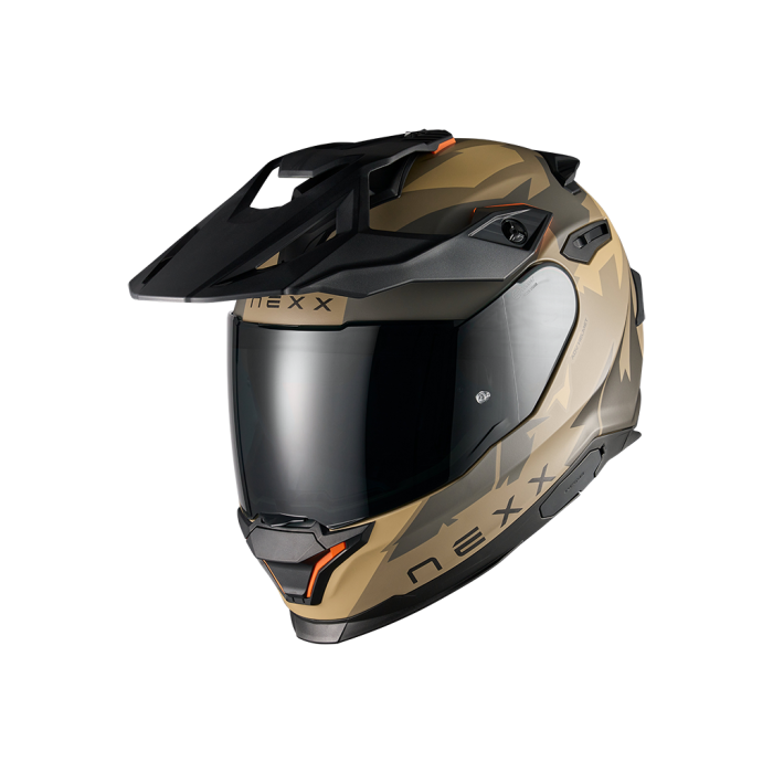 Y.TRAVL PRIMAL SAND GREY MATT ADVENTURE HELMET