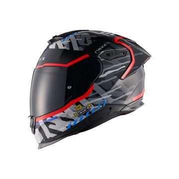 Y.100R URBANGRAM СЕРЫЙ КРАСНЫЙ МАТОВЫЙ ШЛЕМ NEXX