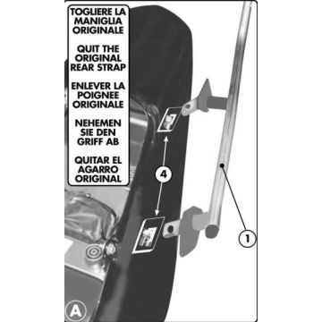 KAPPA mount for Yamaha FZS 1000 without plate.