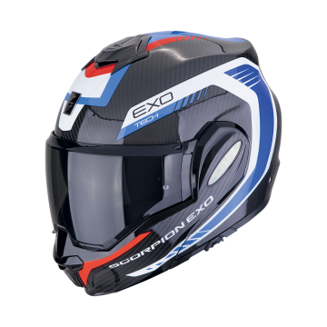EXO-TECH EVO CARBON COSY Black Blue Red SCORPION ķivere