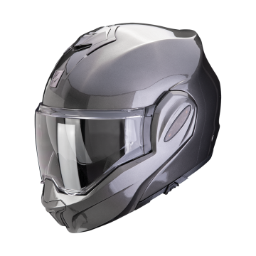 EXO-TECH EVO PRO SOLID Metāliski pelēka SCORPION ķivere