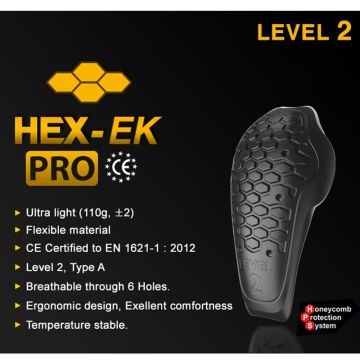 Локтевые щитки Hex Pro, уровень CE 2, Lady