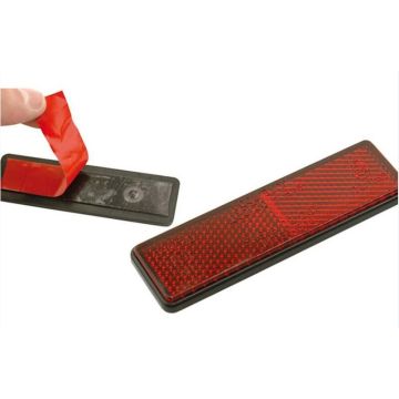 V-PARTS Number plate reflector 91x21 mm with sticker