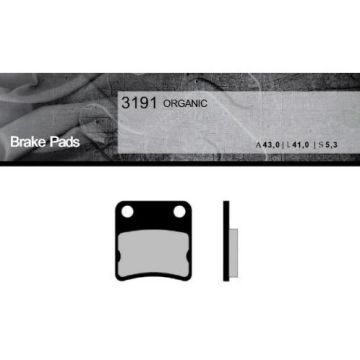 FT3191 BRENTA Органические тормозные колодки