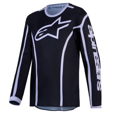 Alpinestars Youth Fluid Jersey Black Silver