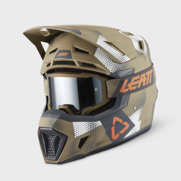 Leatt Helmet Kit Moto 7.5 Camo Khaki/ Brown
