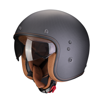 BELFAST EVO CARBON Matt Black SCORPION ķivere