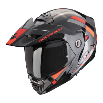 ADX-2 GALANE Silver Black Red SCORPION HELMET