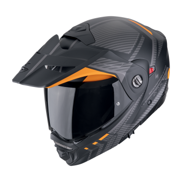 ADX-2 LEWIS Matt Black Orange SCORPION HELMET